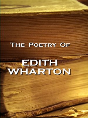cover image of The Poetry of Edith Wharton